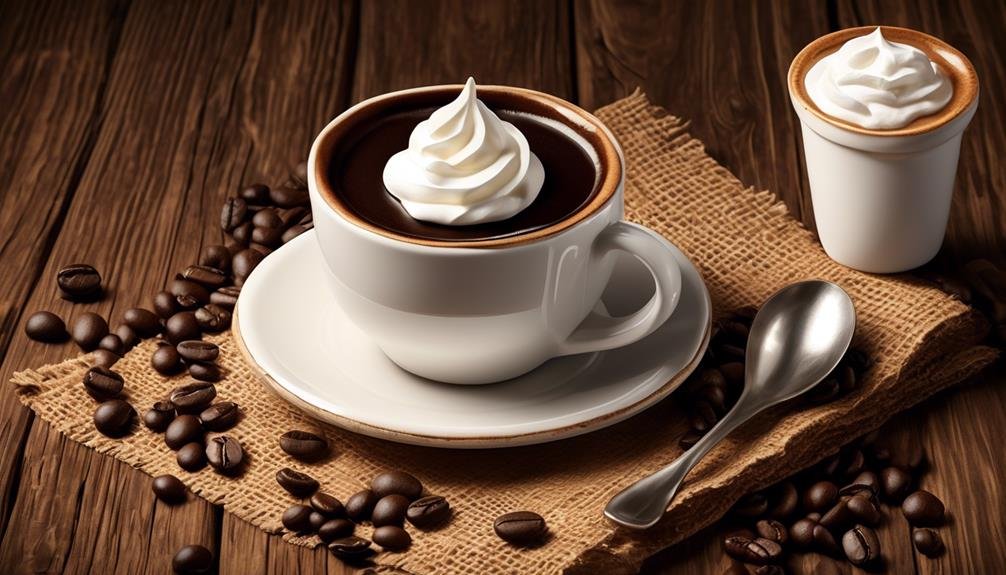 history of espresso with whipped cream